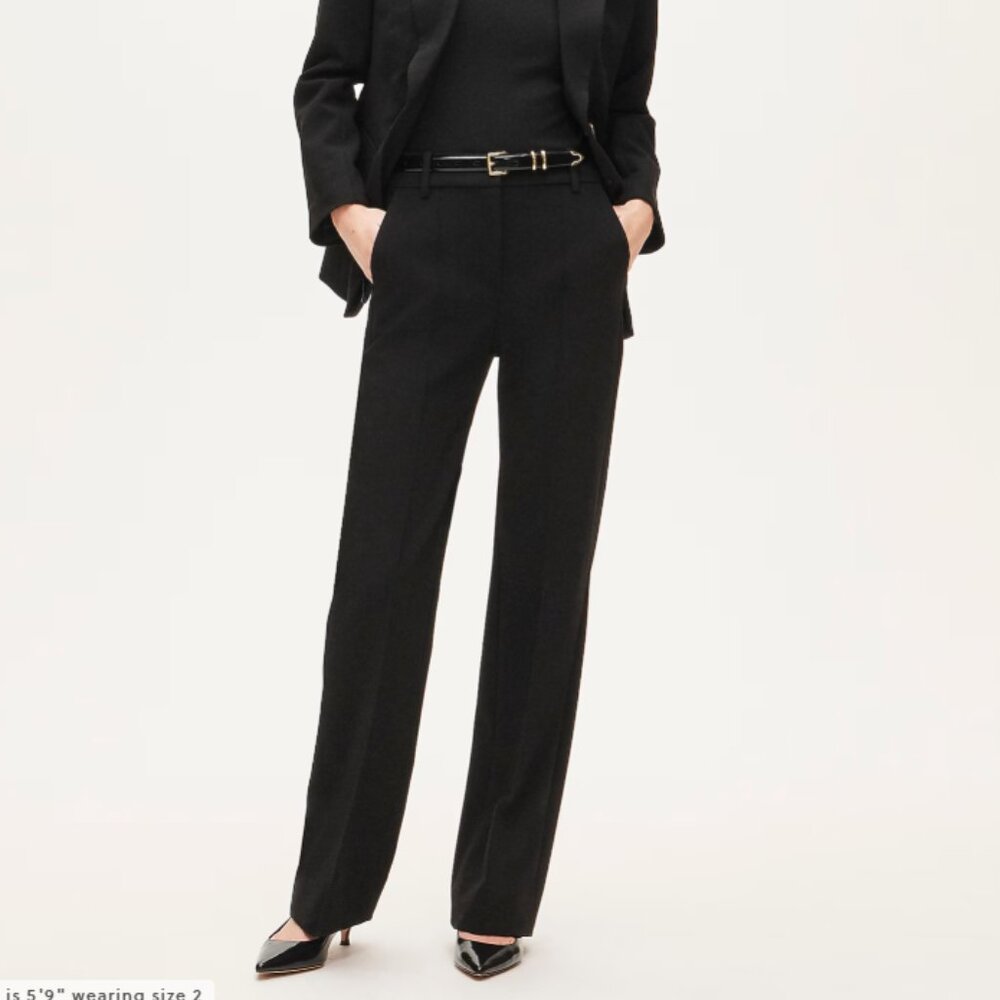 J Crew Black Natalia Pants Size 16